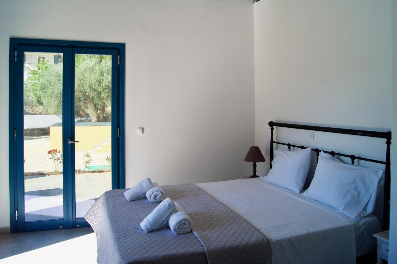 Throisma Studios With Private Pool & Parking Asos Exterior foto