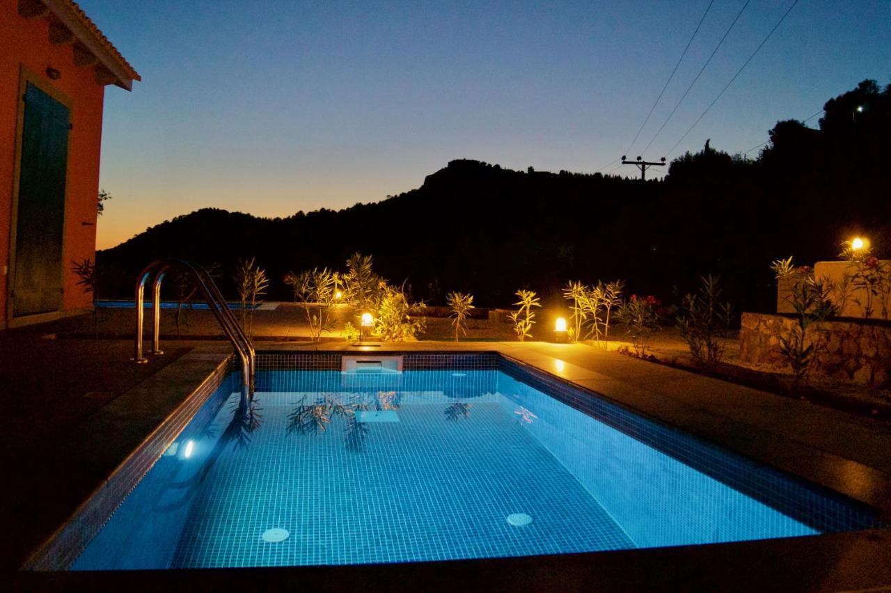 Throisma Studios With Private Pool & Parking Asos Exterior foto